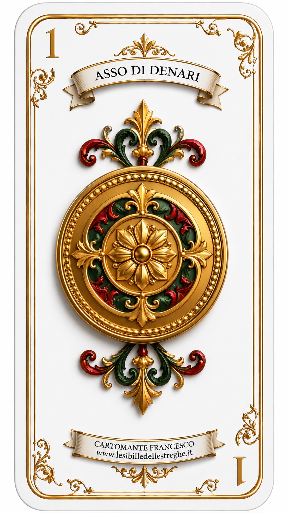 Asso di Coppe carte napoletane amore fortuna tarocchi online