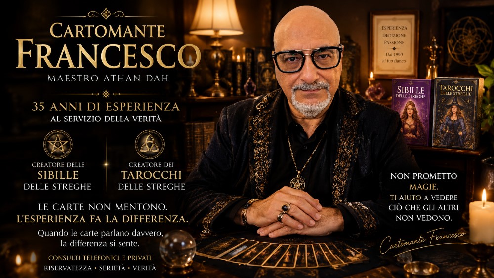 Maestro Athan Dah Cartomante Francesco Genova