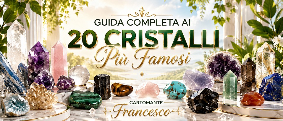 cristalli cristalloterapia guida completa ai cristalli più famosi del cartomante francesco e le sibille delle streghe